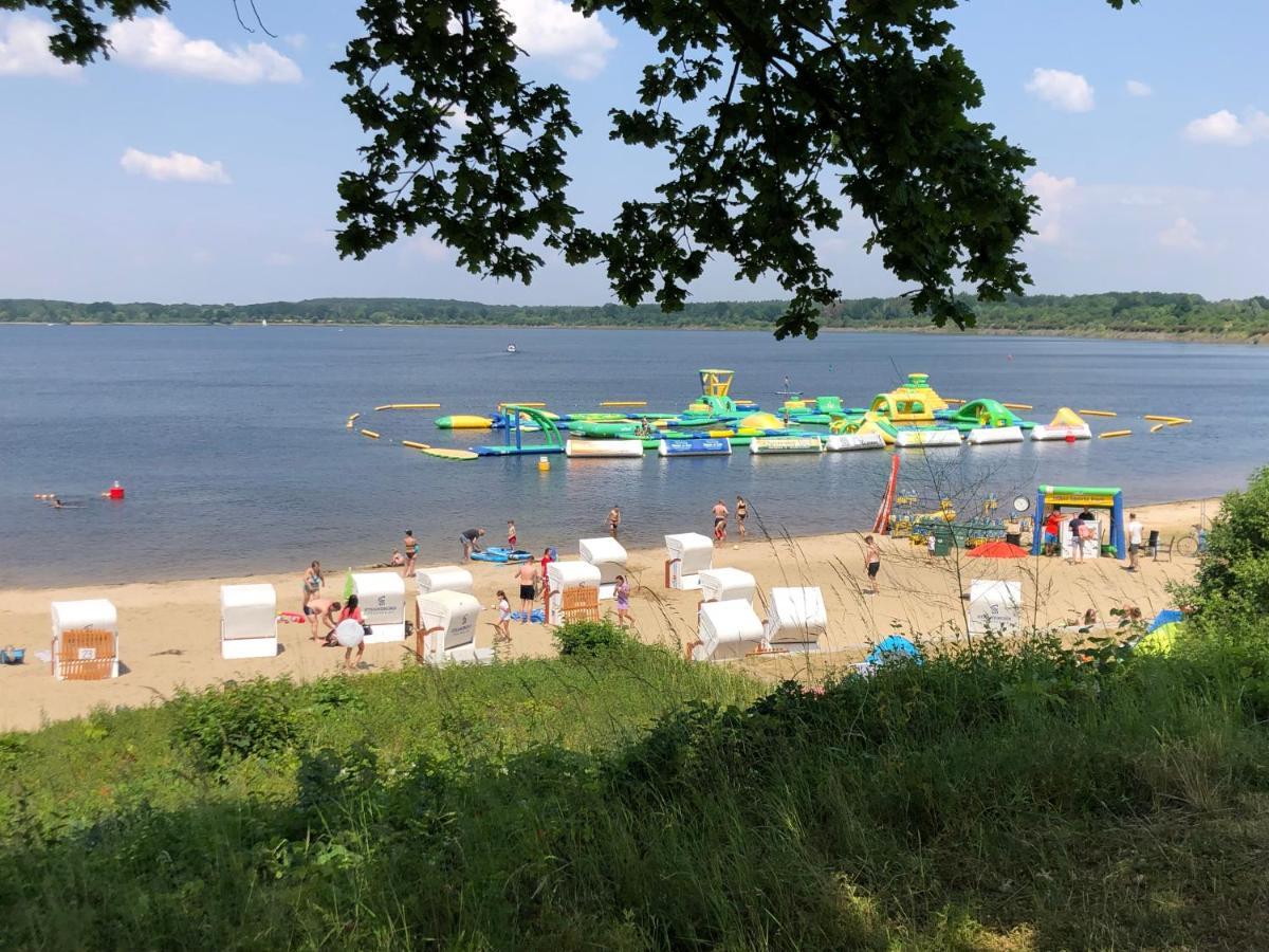 Seeliebe Mit Sauna Und Nur 50 Mtr. Bis Zum Strand Senftenberg Bagian luar foto