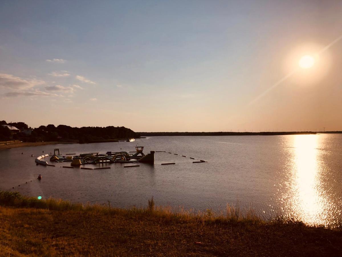 Seeliebe Mit Sauna Und Nur 50 Mtr. Bis Zum Strand Senftenberg Bagian luar foto
